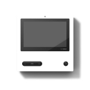 Siedle AVP 870-0 WH/S Access-Video-Panel in...