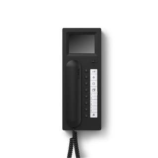 Siedle BTCV 850-03 S Bus-Telefon Comfort mit Farbmonitor in Schwarz