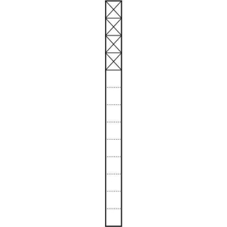 Siedle KSF 613-4 AG Kommunikations-Stele Freistehend in Anthrazitgrau