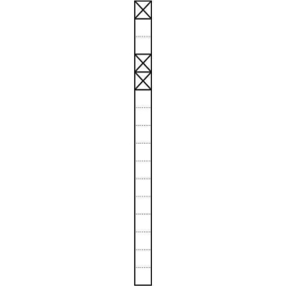 Siedle KSF 616-1/2 AG Kommunikations-Stele Freistehend in Anthrazitgrau