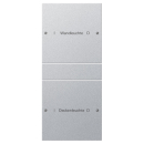 GIRA 220226 Wippenset 2f (1+1) beschr. System 55 Farbe...