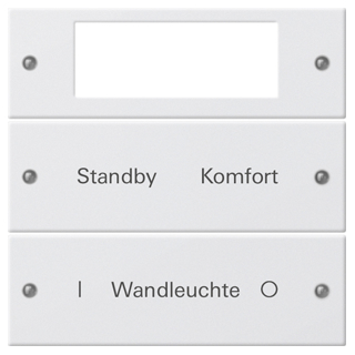 GIRA 221203 Wippenset 2f Plus beschr. System 55 Reinweiß(lack.)