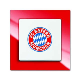 Busch-Jaeger 2000/6 UJ/03 Fanschalter FC Bayern München Aus- und Wechselschaltung