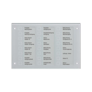 Jung MBT2424 KNX Melde-/Bedientableau - Glas grün