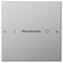 GIRA 2131602 Wippenset 1f beschr. System 55 Edelstahl