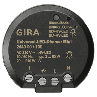 GIRA 244000 Uni-LED-Dimmer Mini Elektronik