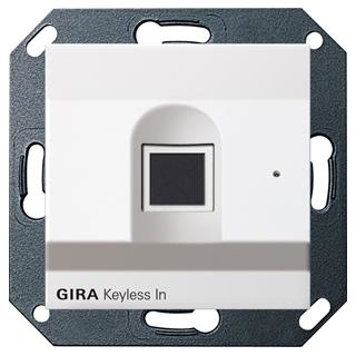 GIRA 261703 Gira Keyless In Fingerprint-Leseeinheit System 55 Reinweiß