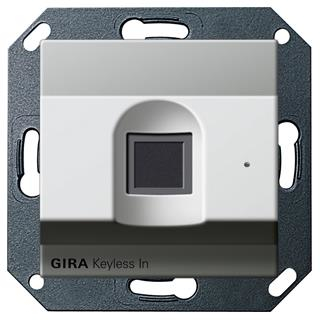 GIRA 2617600 Gira Keyless In Fingerprint-Leseeinheit System 55 Edelstahl(lack.)