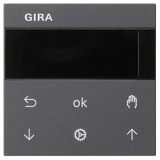 GIRA 536628 S3000 Jalousie- + Schaltuhr Display System 55 Anthrazit