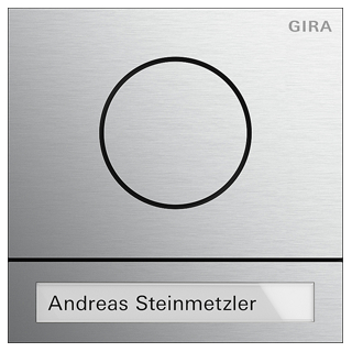 GIRA 5565926 Türstationsmodul System 106 Aluminium