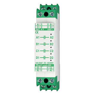 Schalk NC4109 Netzkapazität 230V AC (REB), 4-fach je 330nF/250V