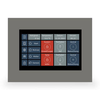 MDT VC-0701.04 KNX Touchpanel VisuControl, Größe 7 Zoll / 17,7 cm