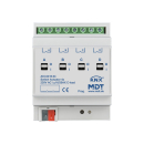 MDT AKI-0416.04 KNX Switch Actuator 4-fold, 4SU MDRC,...