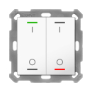 MDT BE-TAL5502.B1 KNX Push Button Lite 55 2-fold, RGBW,...