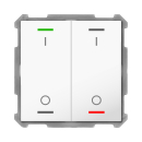 MDT BE-TAL6302.B1 KNX Push Button Lite 63 2-fold, RGBW,...
