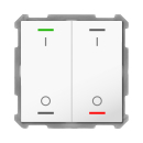 MDT BE-TAL63T2.B1 KNX Push Button Lite 63 2-fold, RGBW,...