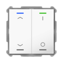 MDT BE-TAL6302.C1 KNX Push Button Lite 63 2-fold, RGBW,...