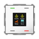 MDT BE-TAS6304.01 KNX Push Button Smart 63 4-fold with...