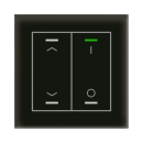MDT BE-GTL2TS.C1 KNX Glass Push Button II Lite 2-fold,...