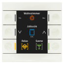 MDT BE-TAS86.02 KNX Taster Smart 86 mit Farbdisplay,...