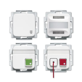 Busch-Jaeger 1510 UC-214-101 Ruf-Set für Behinderten-WC Nach DIN VDE 0834