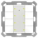 MDT BE-TA55P8.G2 KNX Push Button Plus 55 8-fold, White...