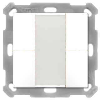 MDT BE-TA5504.02 KNX Push Button 55 4-fold, White matt finish