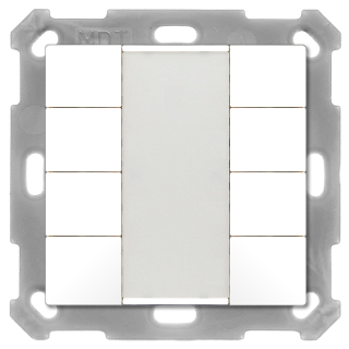 MDT BE-TA5508.G2 KNX Push Button 55 8-fold, White glossy finish