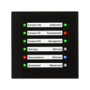 MDT SCN-GLED1S.01S KNX Glass LED Indicator, Black