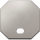 Merten 332805 Wippe mit ovalem Symbolfenster (ohne Symbol), titan, OCTOCOLOR