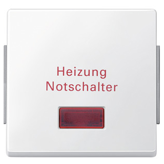 Merten 343019 Wippe für Heizungs-Notschalter, polarweiß, AQUADESIGN