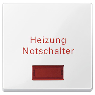 Merten 432919 Wippe für Heizungs-Notschalter, polarweiß glänzend, System M