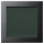 Merten 587014 Zentralplatte mit Sichtfenster, anthrazit