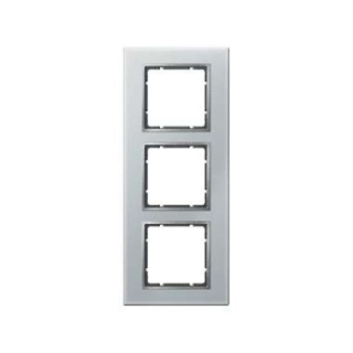 Berker 10136414 Glasrahmen Berker B.7 Glas alu 3fach