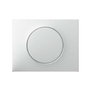 Berker 11357009 Zentralstück mit Regulierknopf für Drehdimmer Berker K.1 polarweiß, glänzend