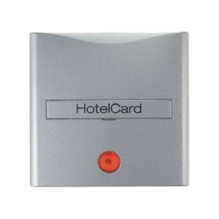 Berker 16401404 Hotelcard-Schaltaufsatz mit Aufdruck und roter Linse Berker B.1/B.7 Glas