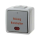 Berker 356205 Kontroll-Heizung Notschalter mit roter Linse und Aufdruck Aquatec IP44