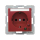 Berker 41088962 SCHUKO-Steckdose mit Schraubklemmen mit Überspannungsschutz Berker S.1/B.3/B.7 Glas rot, glänzend