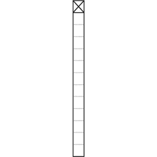 Siedle KSF 613-1 W Kommunikations-Stele Freistehend in Weiß