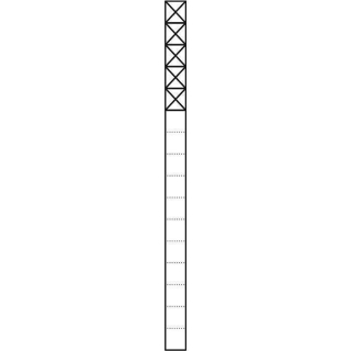 Siedle KSF 616-5 W Kommunikations-Stele Freistehend in Weiß