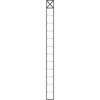 Siedle KS 613-1 W Kommunikations-Stele in Weiß