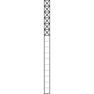 Siedle KS 616-6 W Kommunikations-Stele in Weiß