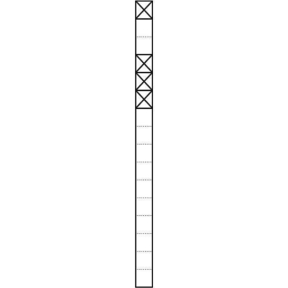 Siedle KS 616-1/3 W Kommunikations-Stele in Weiß