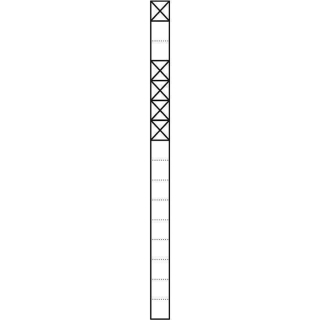 Siedle KS 616-1/4 W Kommunikations-Stele in Weiß