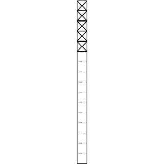 Siedle KSF 616-5 DG Kommunikations-Stele Freistehend in Dunkelgrau-Glimmer