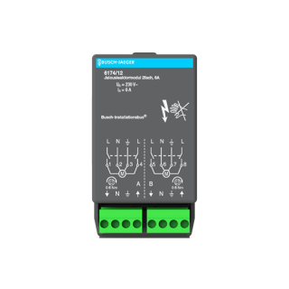 Busch-Jaeger 6174/12 Jalousieaktormodul, 2fach, 230 V AC