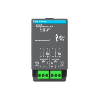 Busch-Jaeger 6174/17 Elektronisches Schaltaktormodul, 2fach, 230 V