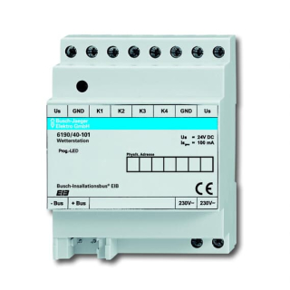 Busch-Jaeger 6190/40-101 Wetterstation 4-kanalig