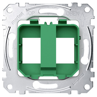 Merten MEG4566-0004 Tragplatten für Steckverbinder Modular Jack, grün