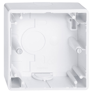 Merten MEG4014-1425 Aufputz-Gehäuse, 1fach, aktivweiß glänzend, M-SMART, M1, ARTEC, OCTOCOLOR